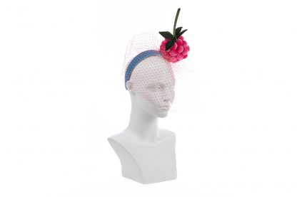Fruit Loops - Raspberry Fascinator - Image 2