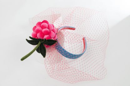 Fruit Loops - Raspberry Fascinator - Image 11
