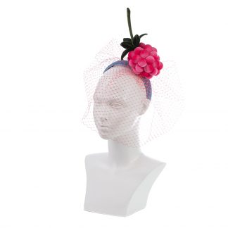 Fruit Loops - Raspberry Fascinator