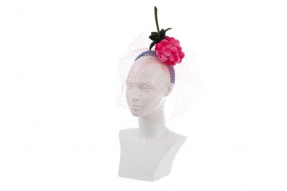 Fruit Loops - Raspberry Fascinator