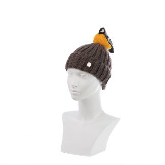 You're So Tweet - Brown and Yellow Bird Bobble Hat