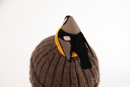 You're So Tweet - Brown and Yellow Bird Bobble Hat - Image 5