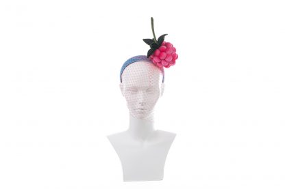 Fruit Loops - Raspberry Fascinator - Image 4