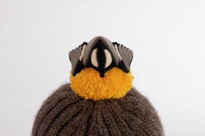 You're So Tweet - Brown and Yellow Bird Bobble Hat - Image 8