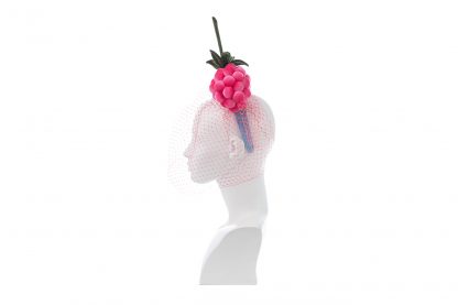 Fruit Loops - Raspberry Fascinator - Image 5