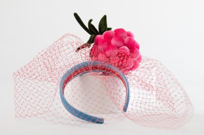 Fruit Loops - Raspberry Fascinator - Image 6
