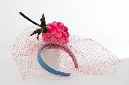 Fruit Loops - Raspberry Fascinator - Image 9
